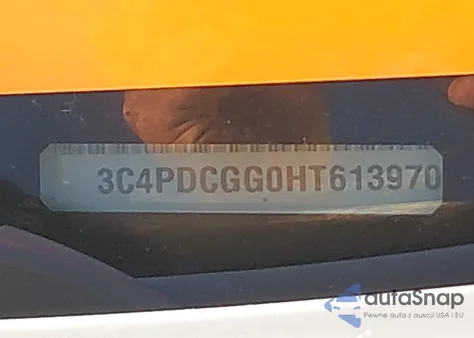 2017 Dodge Journey Crossroad из США, поврежденный, VIN 3C4PDCGG0HT613970